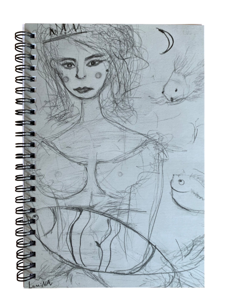 Good Morning, Princesse! – Carnet d'artiste illustré par Lumina Wang – Mother SAVAGE - Papeterie créative – 100 % fabriqué en France 🇫🇷